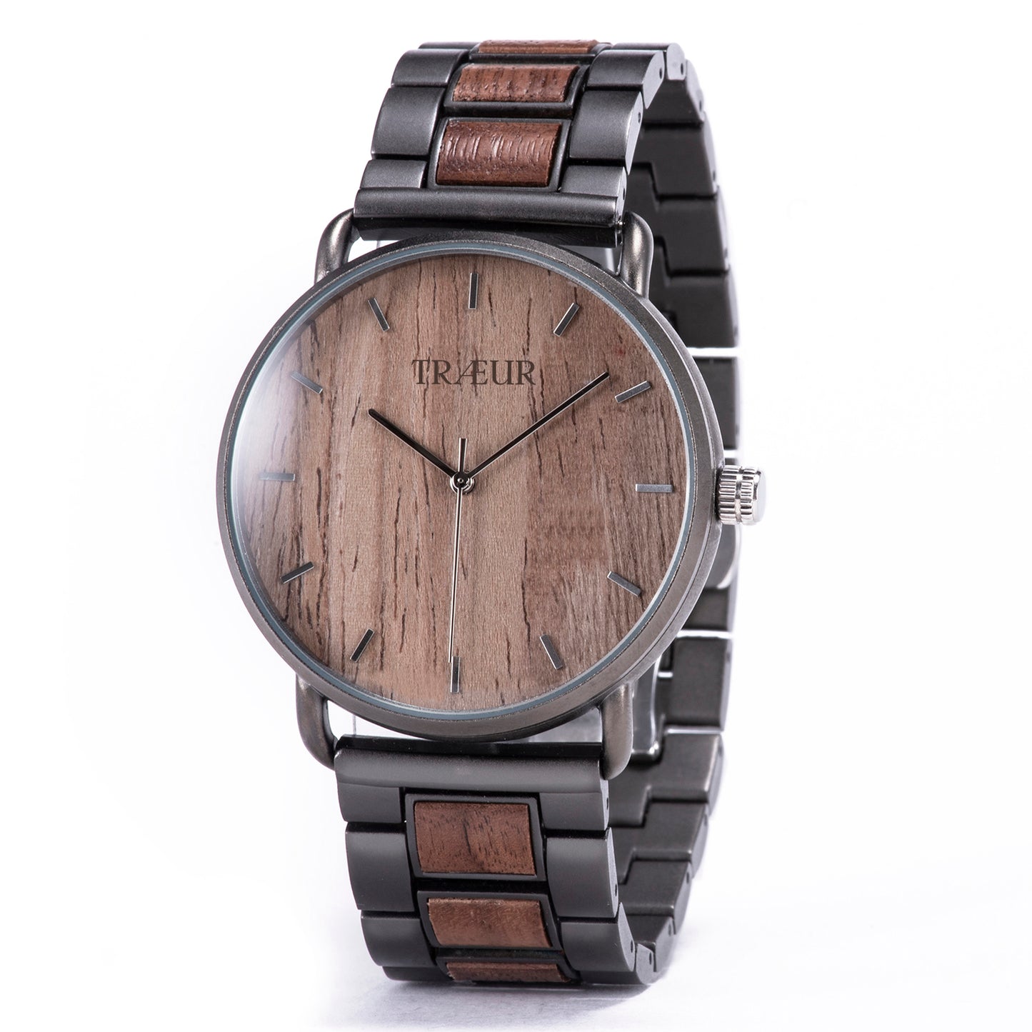 TRÆUR NORD – Walnut Deep Wooden Watch (Men)