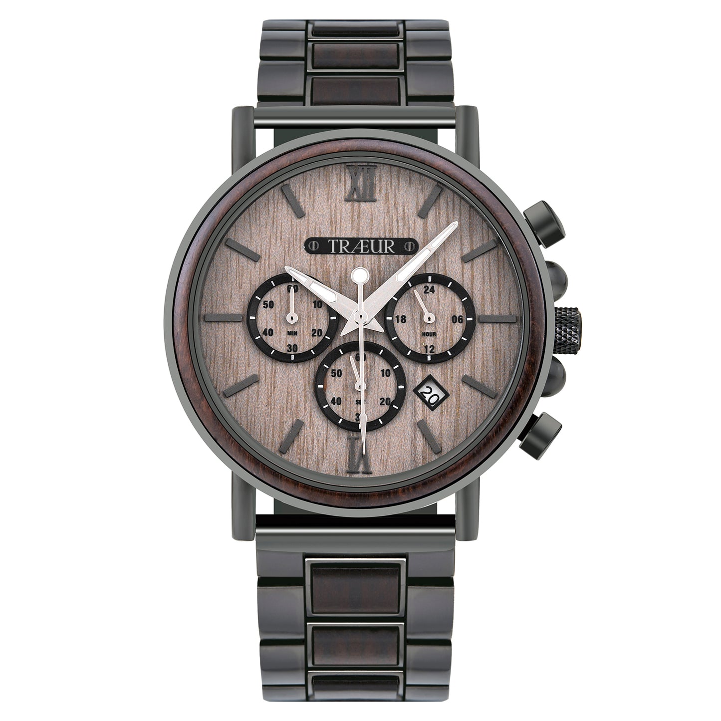 TRÆUR SKOV – Ebony Shadow Wooden Watch (Men)