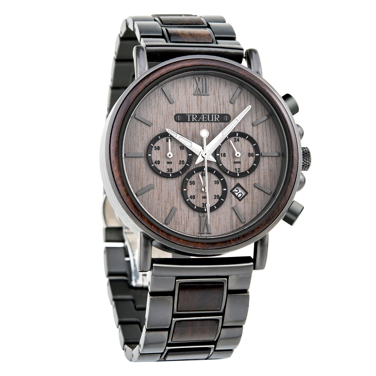 TRÆUR SKOV – Ebony Shadow Wooden Watch (Men)