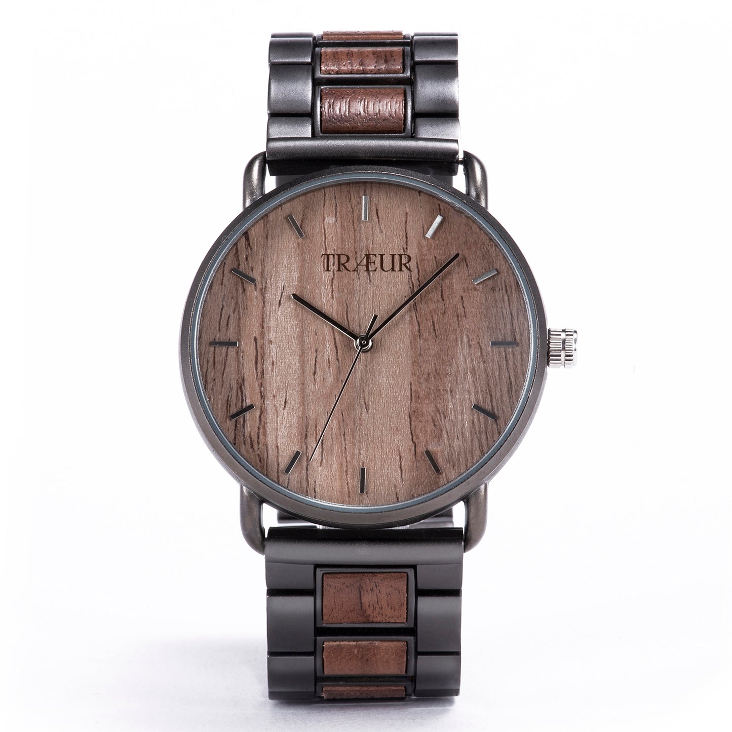 TRÆUR NORD – Walnut Deep Wooden Watch (Men)