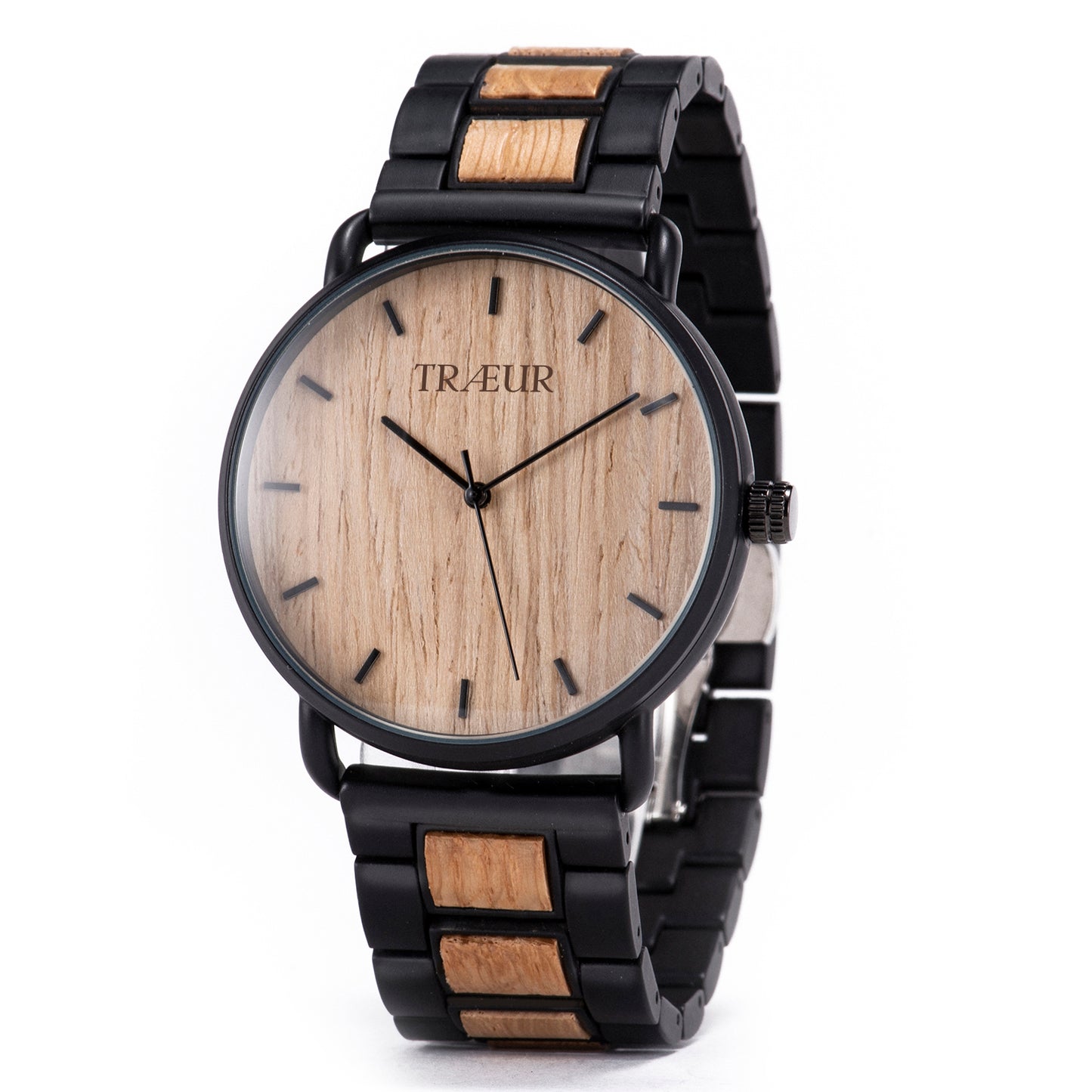 TRÆUR NORD – Oak Sand Wooden Watch (Men)